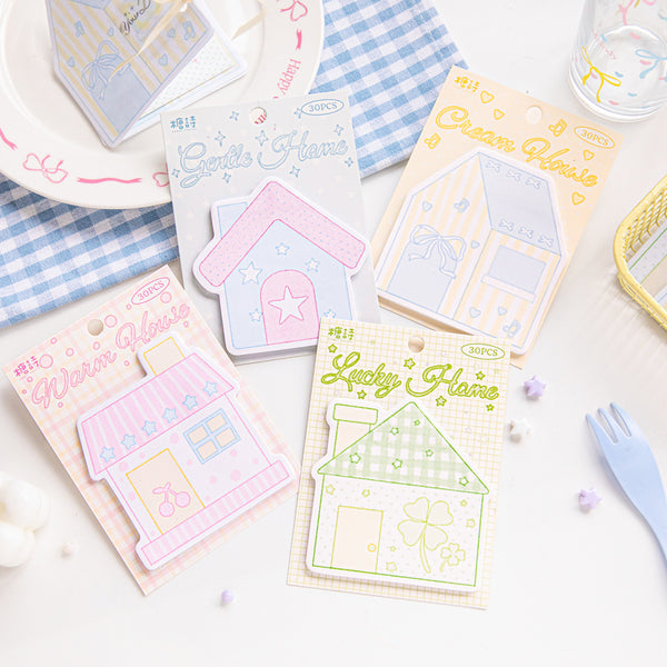 80PCS Home Sweet Home series note paper