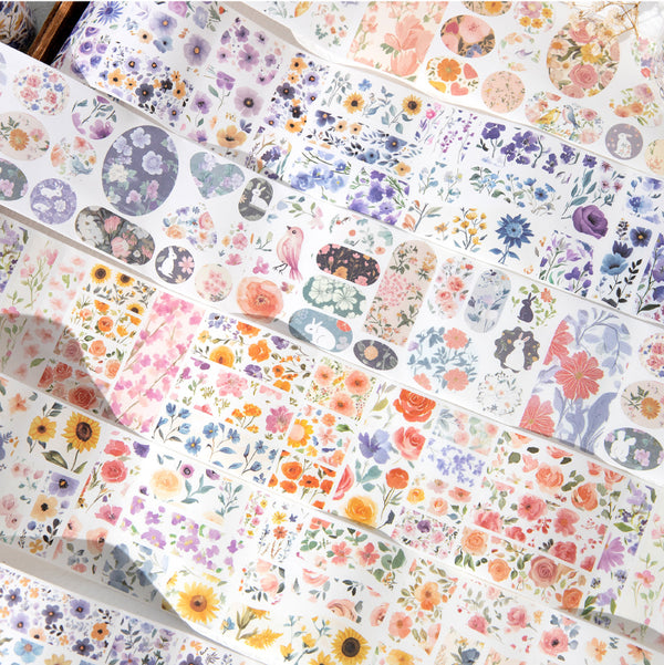 Flower fairy dream series Die Cutting Washi Tape