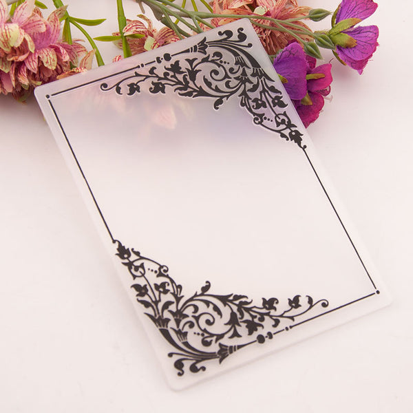 DIY embossing template