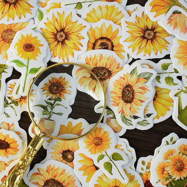 46PCS Sunflower series sticker