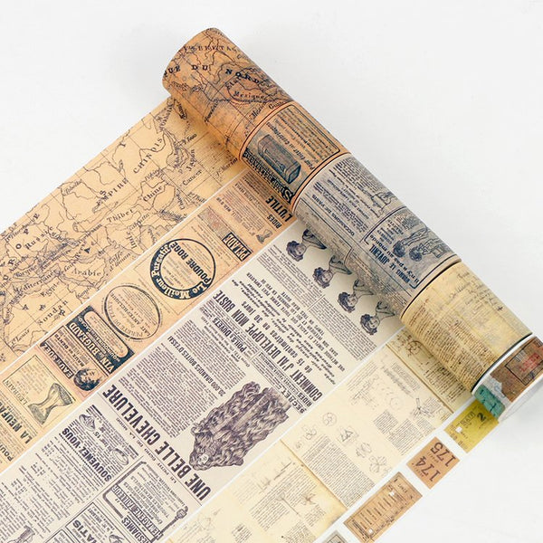 Vintage Notizbuch-Serie Washi Tape