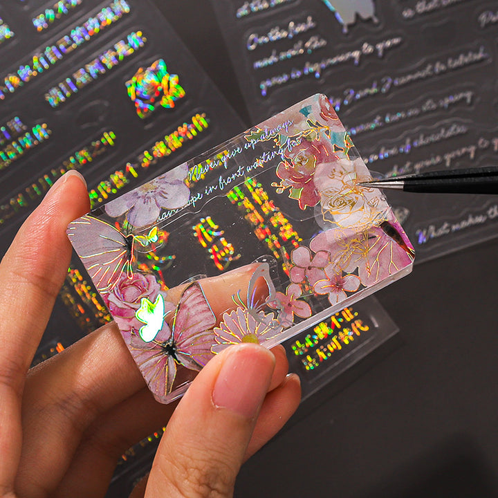 Text trace series sticker – LBLYXIR