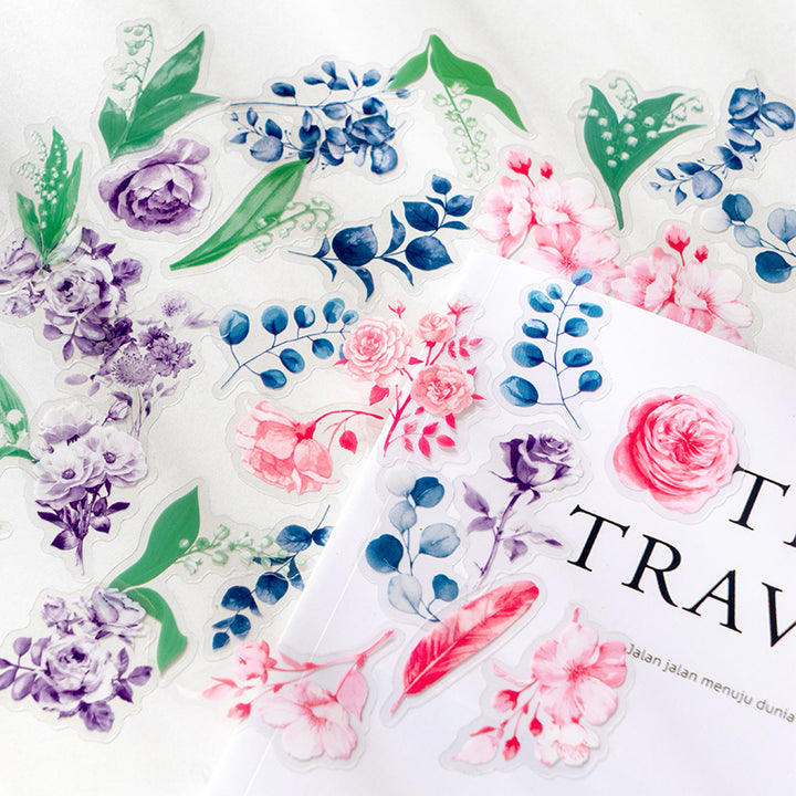 Blue Shadow Sticker 50PCS Water shadow series sticker – LBLYXIR