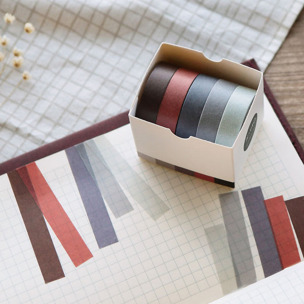 Solid color series washi tape