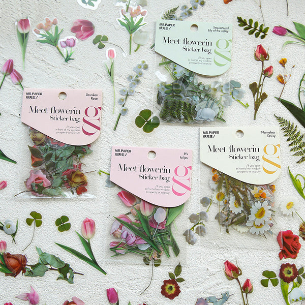 Meet flowering period series sticker