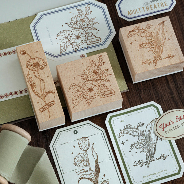 Four Wild Flowers series stamp