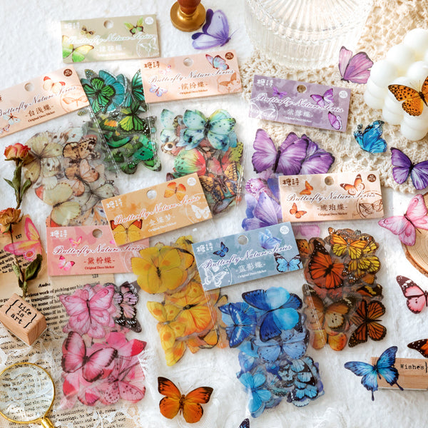 Butterfly nature series sticker