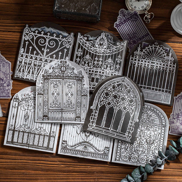 Gotische kasteel serie sticker