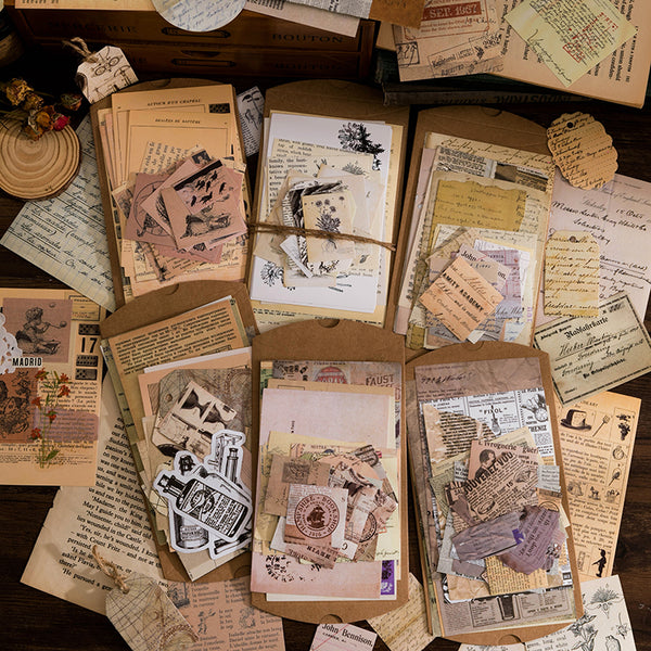 Papier matériel de la série de salle de collection vintage