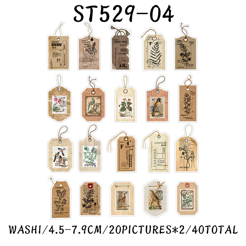 40PCS Miss short stories series sticker LBLYXIR