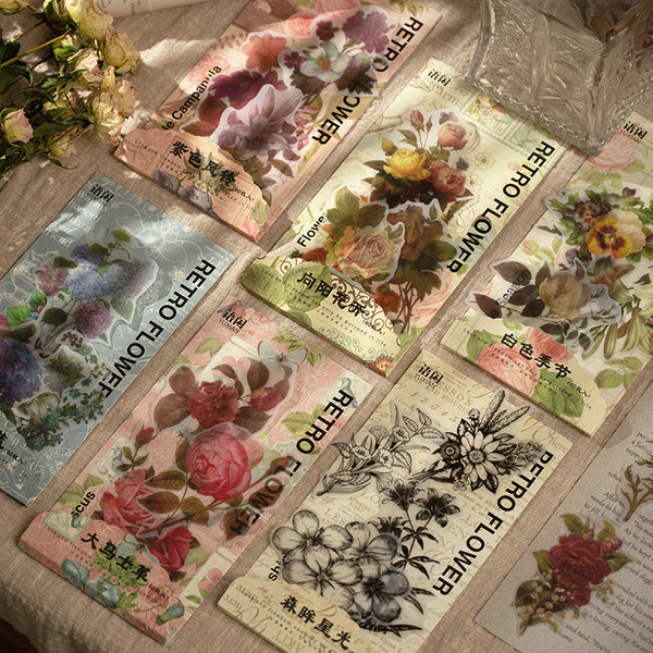 No.4 adesivo serie negozio di fiori