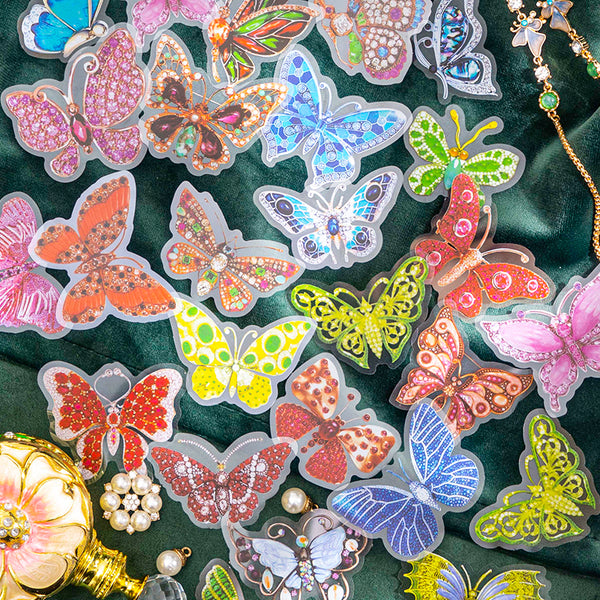 Crystal Butterfly serie sticker