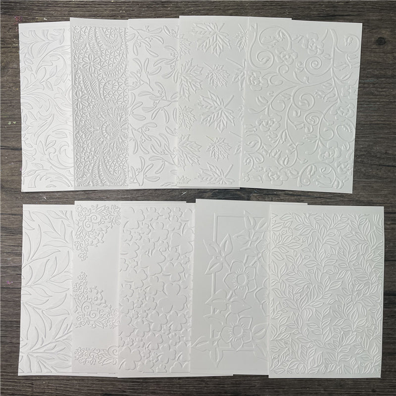 10PCS Texture relief paper – LBLYXIR