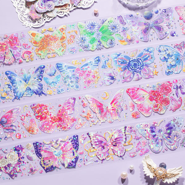 Butterfly Letters Series PET tape